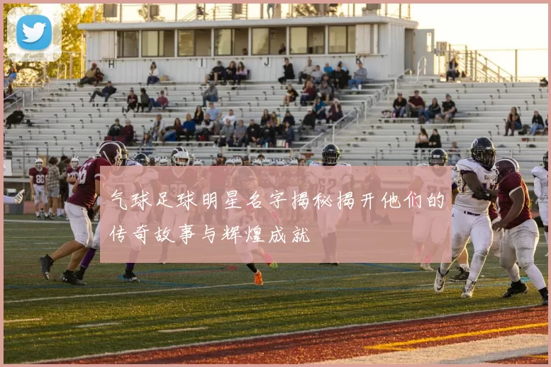 气球足球明星名字揭秘揭开他们的传奇故事与辉煌成就