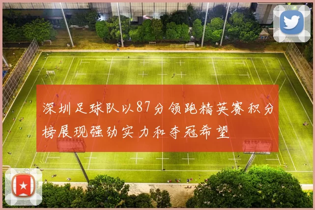 深圳足球队以87分领跑精英赛积分榜展现强劲实力和夺冠希望