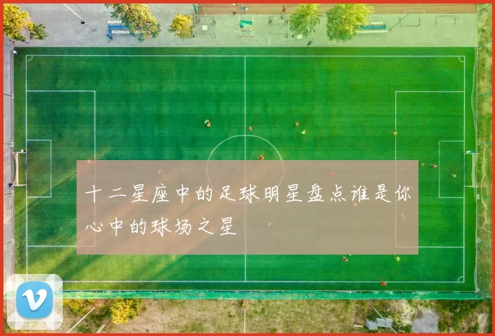 十二星座中的足球明星盘点谁是你心中的球场之星